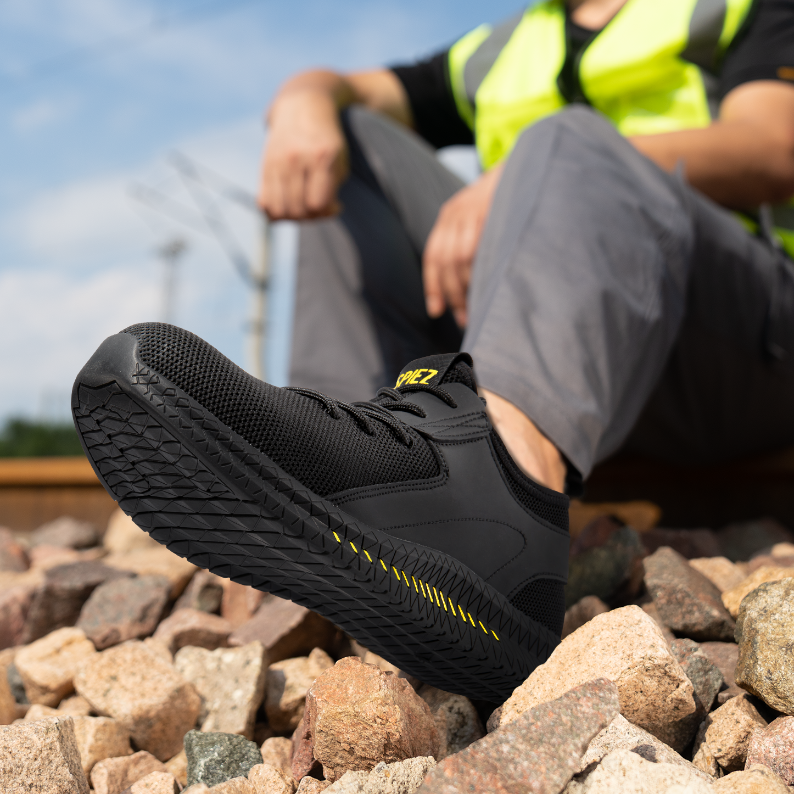 Zapatos de seguridad con puntera compuesta, antideslizantes e impermeables para hombre 286 - S1PL 