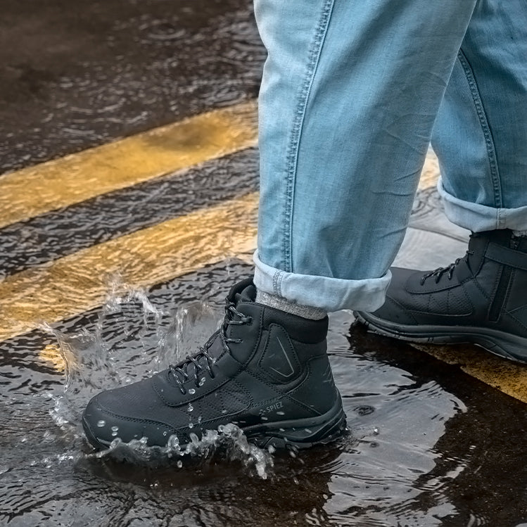 Herren-Wasserdichte Wander-Sicherheitsstiefel mit Stahlkappe 371 - S3 