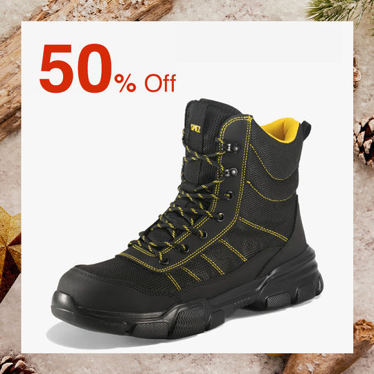 Men's Hiking Steel Toe Safety Boots 285Y - S1PL