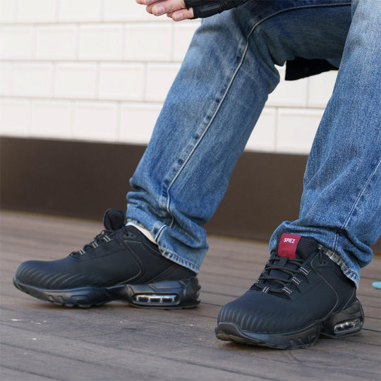 Zapatos de seguridad con puntera compuesta e impermeables para hombre 323-S1PL